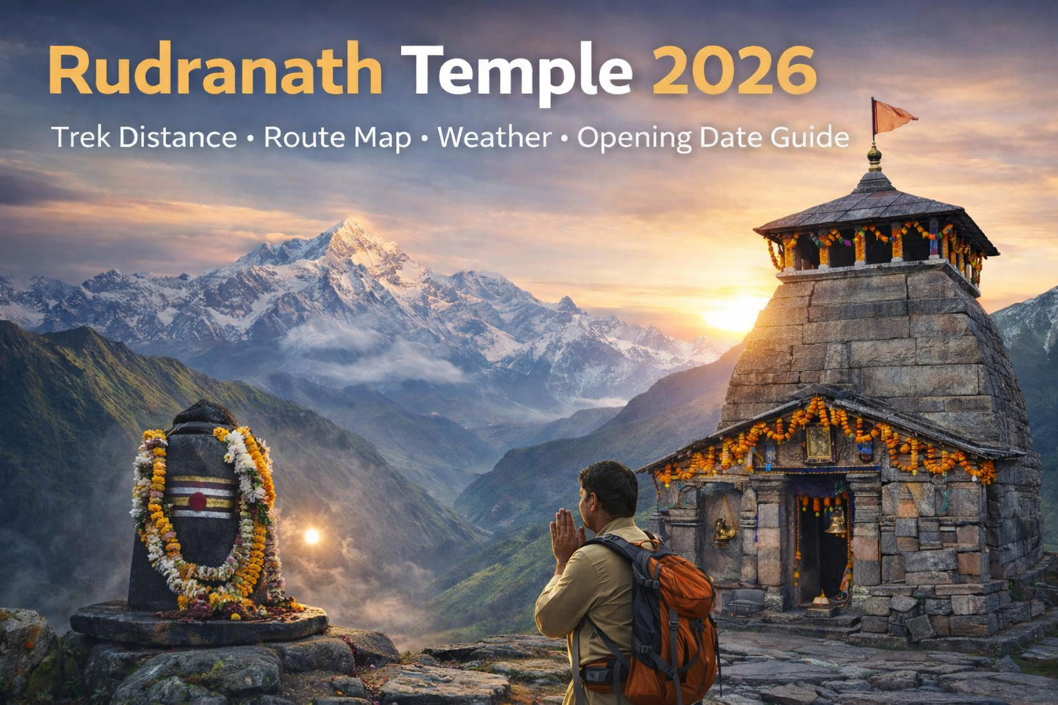 Rudranath Temple 2026: Trek Distance, Route Map, Weather & Opening Date Guide